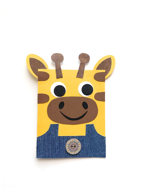 Giraffe DIY Greeting Card Kit