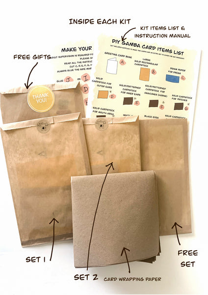 Giraffe DIY Greeting Card Kit