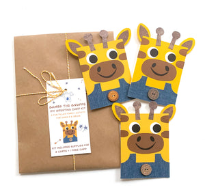 Giraffe DIY Greeting Card Kit