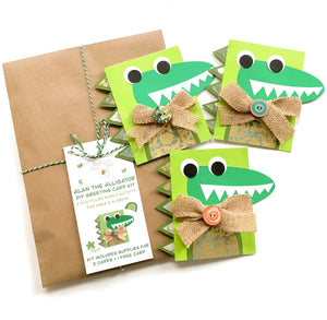 Alligator DIY Greeting Card Kit