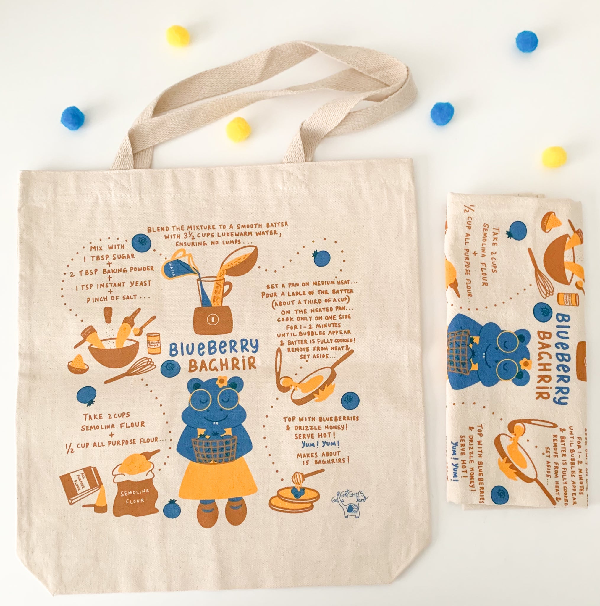Blueberry Baghrir Gift Set - Small
