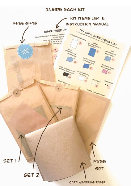 Hippo DIY Greeting Card Kit