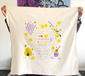 Lavender Honey Tea Towel