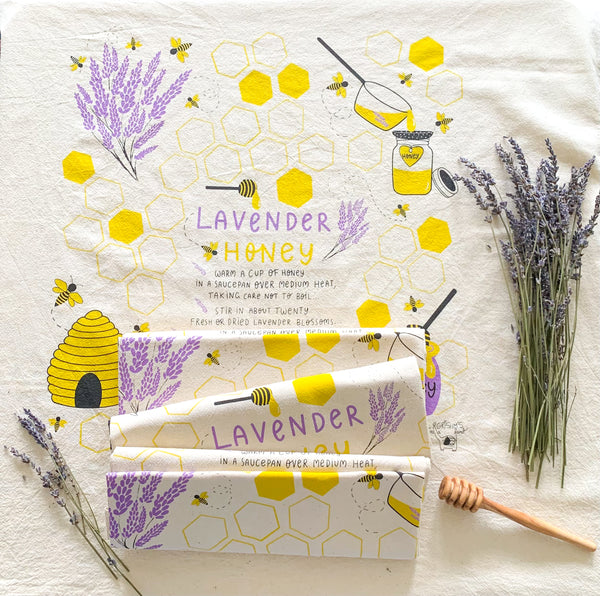 Lavender Honey Tea Towel