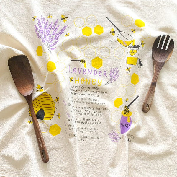 Lavender Honey Tea Towel