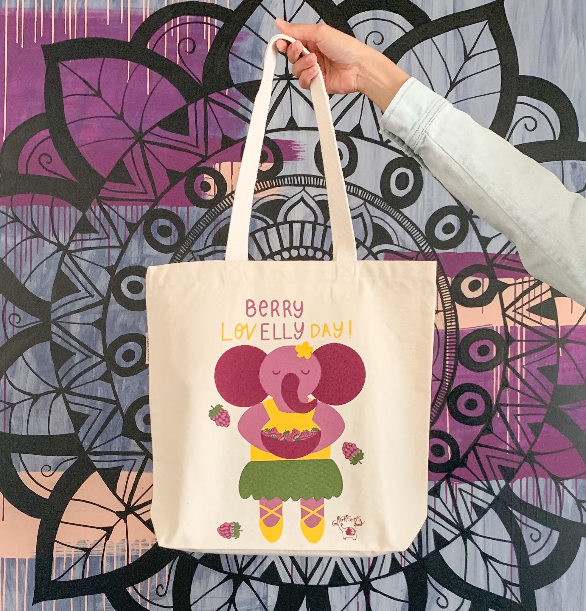 Elephant Tote Bag (Organic cotton)