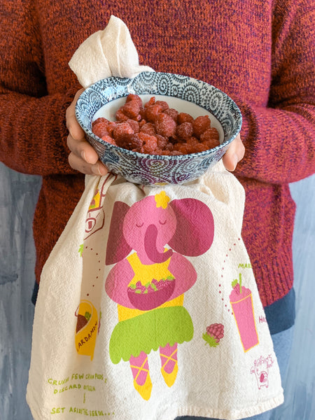Berry Lassi Recipe Tea Towel